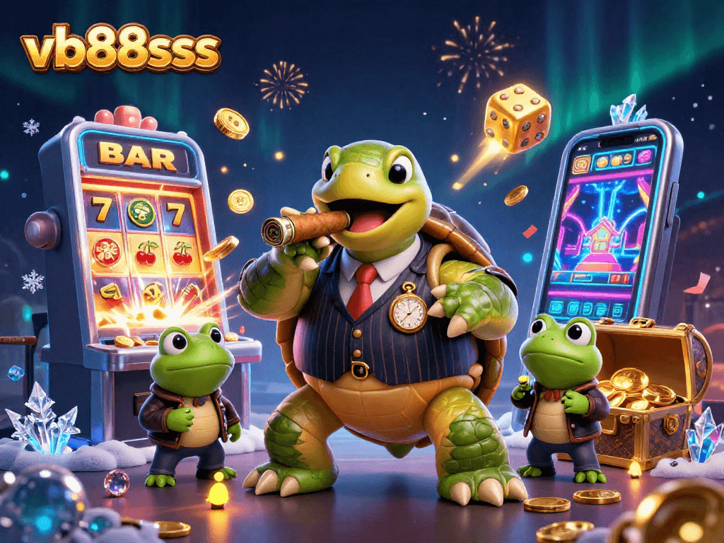 Experience thrilling wins at vb88sss with a vibrant casino scene filled with exciting gaming elements.