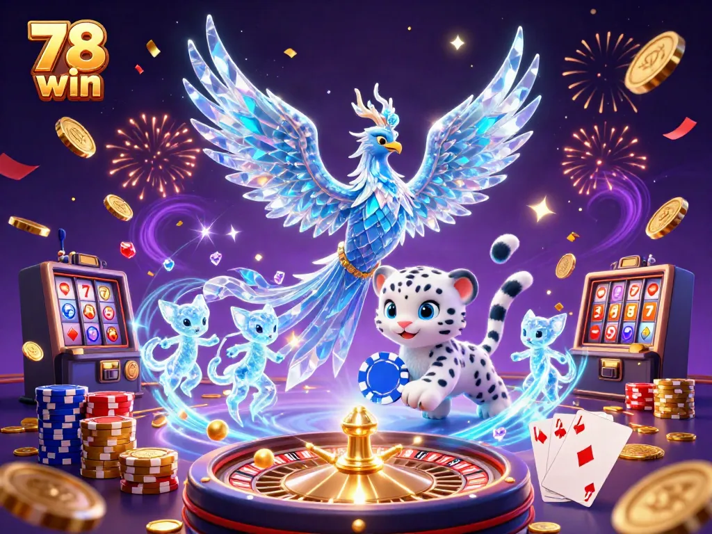 Engage with 78 win’s exciting gaming world featuring vibrant characters and dynamic casino elements.