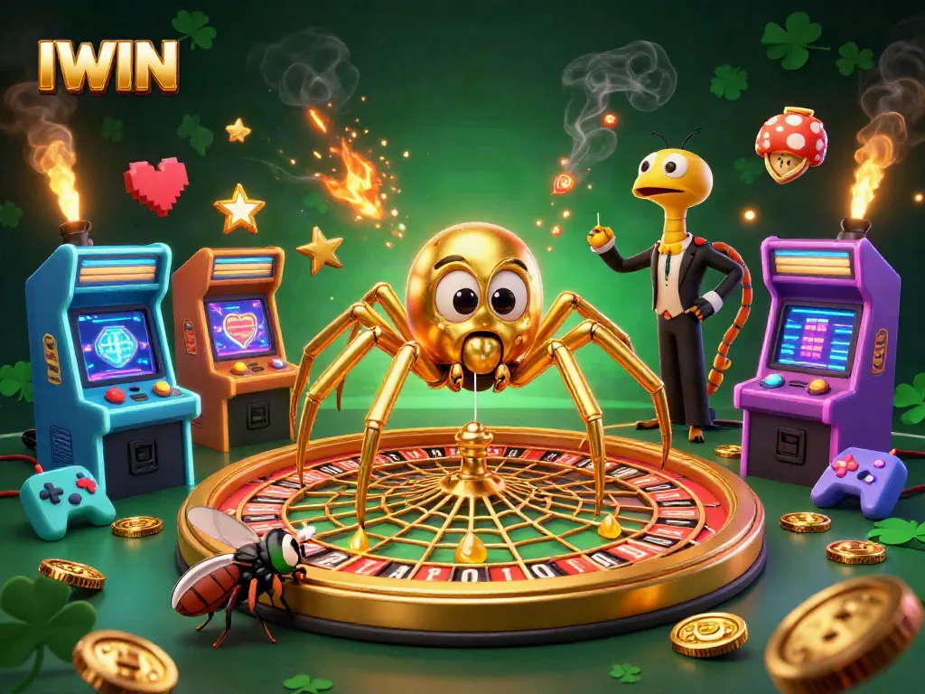 Engage with IWIN's thrilling roulette scene featuring adventurous characters and bold gaming elements.