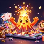 Win big at 99ok, where a golden volcano erupts treasure amidst dynamic gaming excitement.