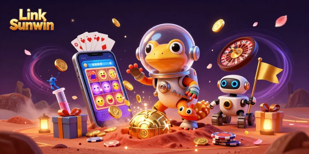 Win real rewards at Link Sunwin by exploring a vibrant Martian casino adventure.