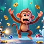 Experience instant withdrawals at thrilling casinos featuring a mischievous monkey and trickster puppy.