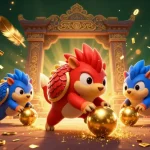 Soco live features rival pangolins in armor bowling through chips, showcasing a vibrant gambling scene.